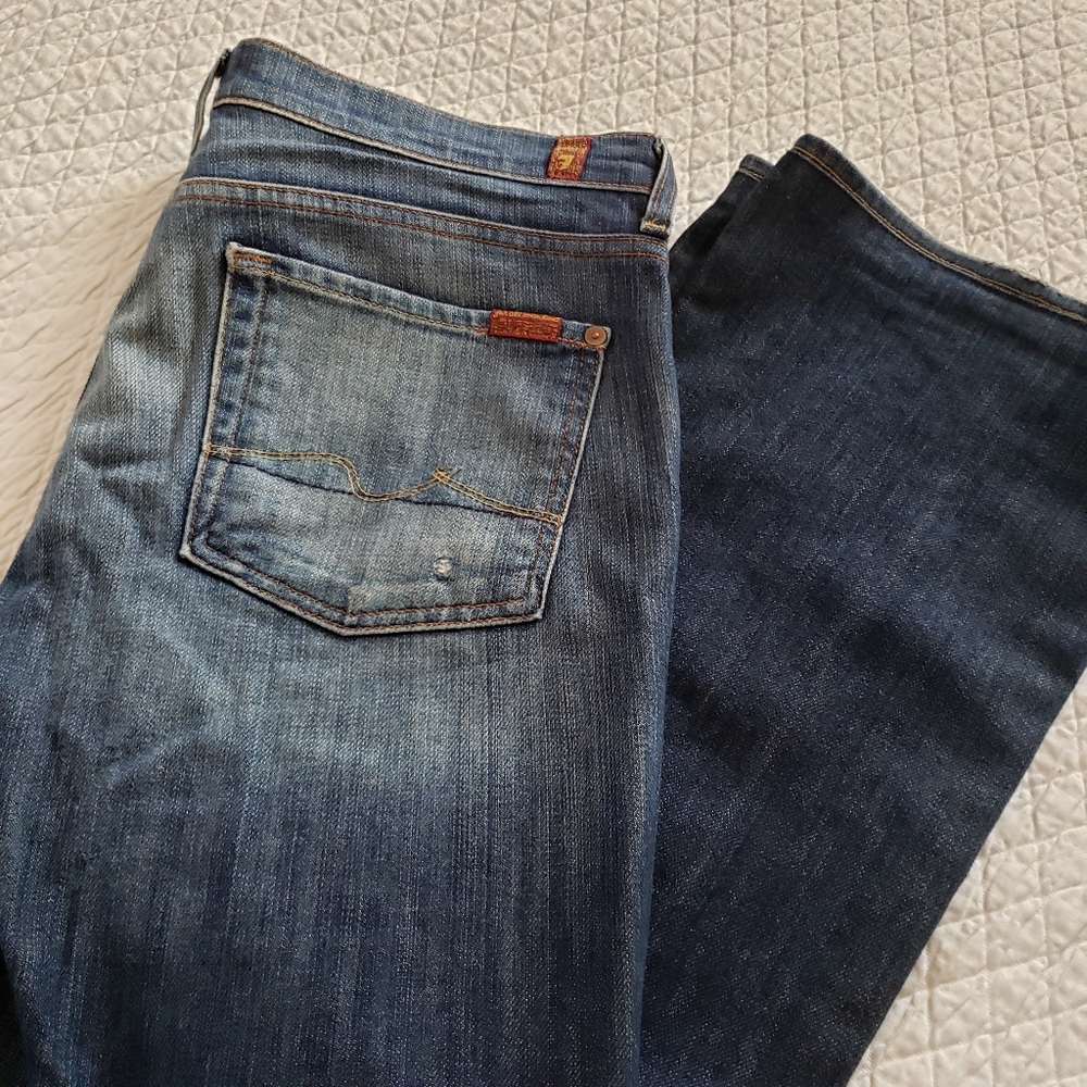 7 for All Mankind boy cut jeans